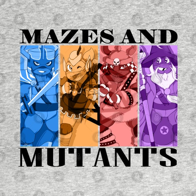 Mazes & Mutants by Beansprout Doodles